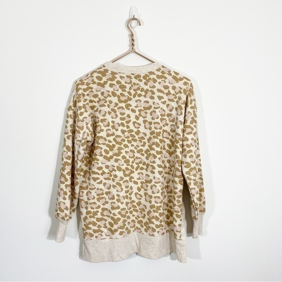 Aerie XS Leopard Crewneck Sweatshirt Cotton‎ - Picture 6 of 11